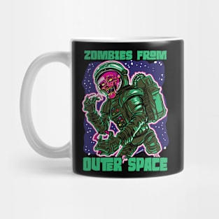 Zombies from Outer Space Astronaut Mug